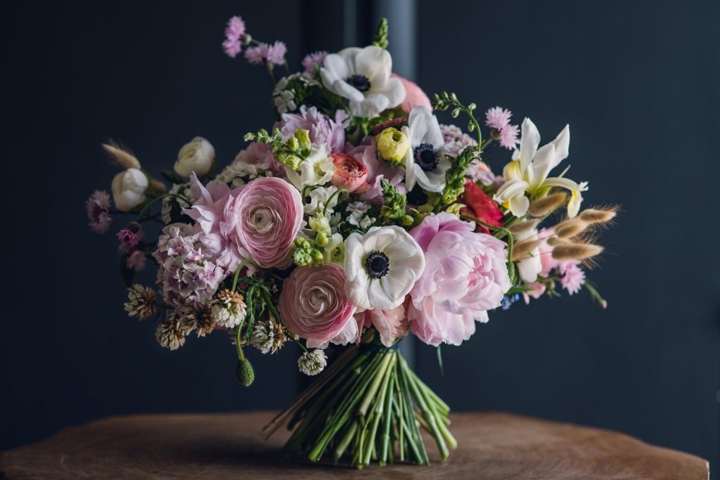 websize-1557 pastel spring flower bouquet